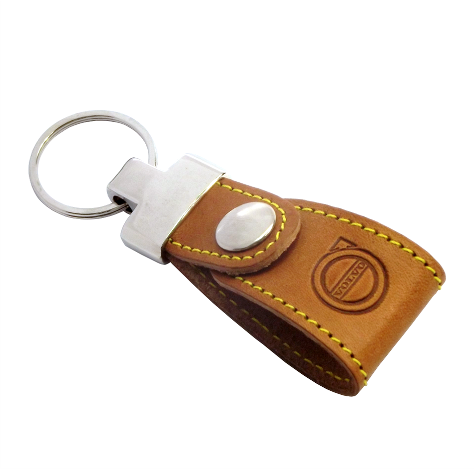 Leather key ring