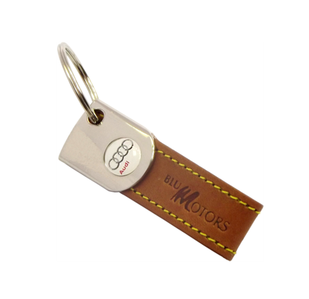 Leather key ring